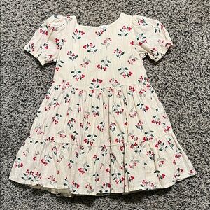 Carter's Cream Floral Kids Dress